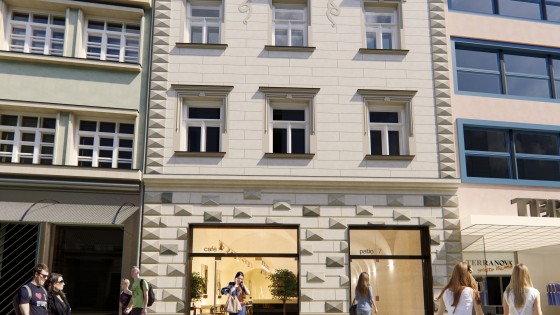 rekonstrukce historického domu na ulici 28.října7 v Olomouci