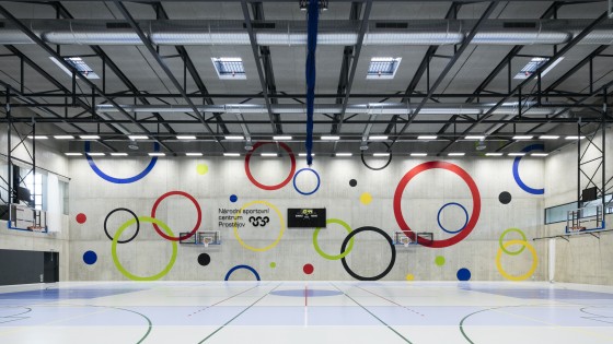 NSC Národní sportovní centrum v Prostějově hrací plocha