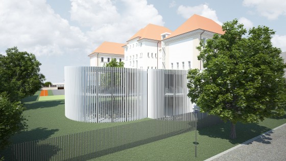 přístavba ZŠ Hálkova Olomouc